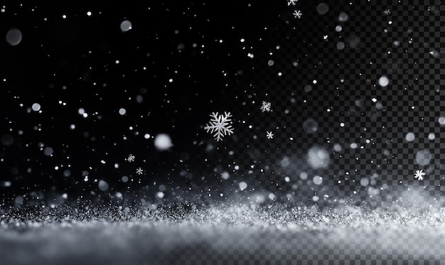 Sneeuwval achtergrond