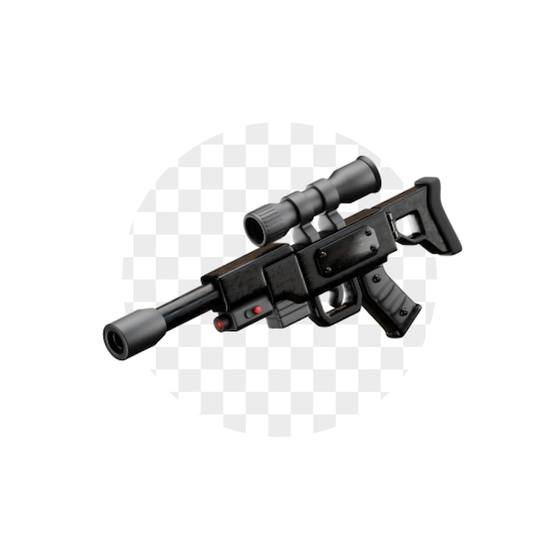 PSD sniper 3d icon