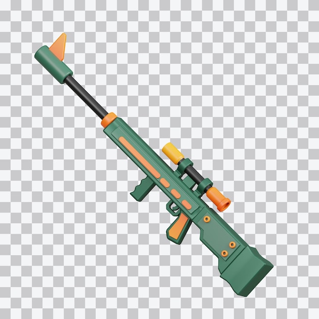 Sniper 3d Ilustracja