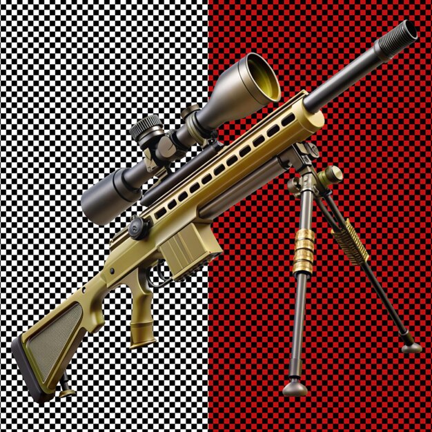 PSD sniper on transparent background