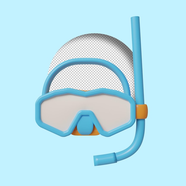 PSD snorkel rendering 3d