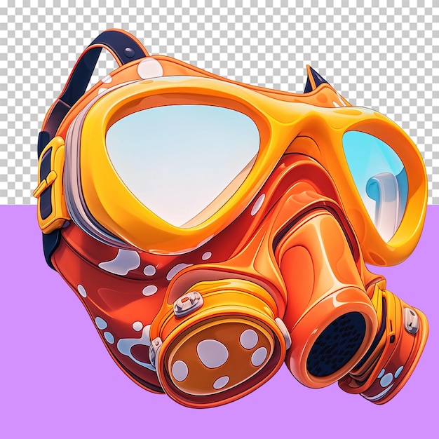 A snorkel isolated object transparent background