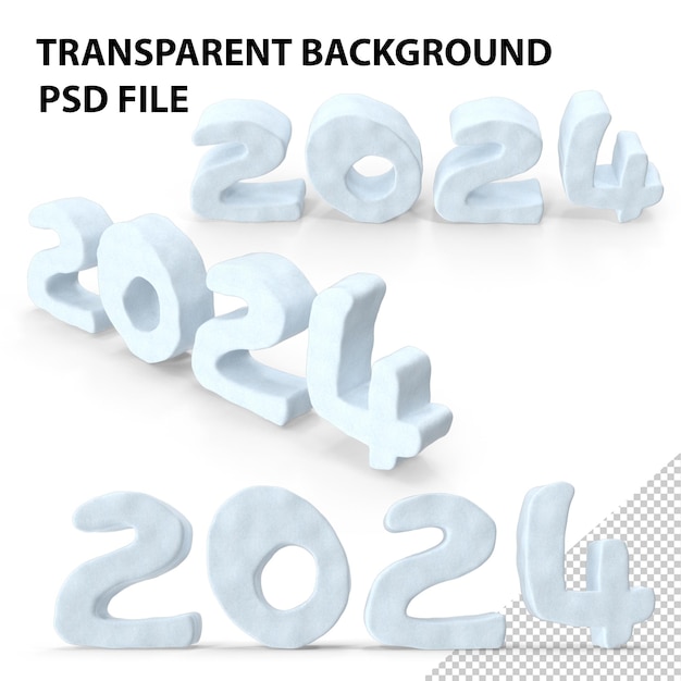 PSD 2024 스노우 기호 (png)