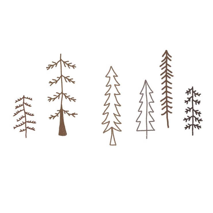 PSD snow forest