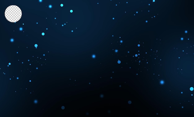 PSD snow overlay on transparent background