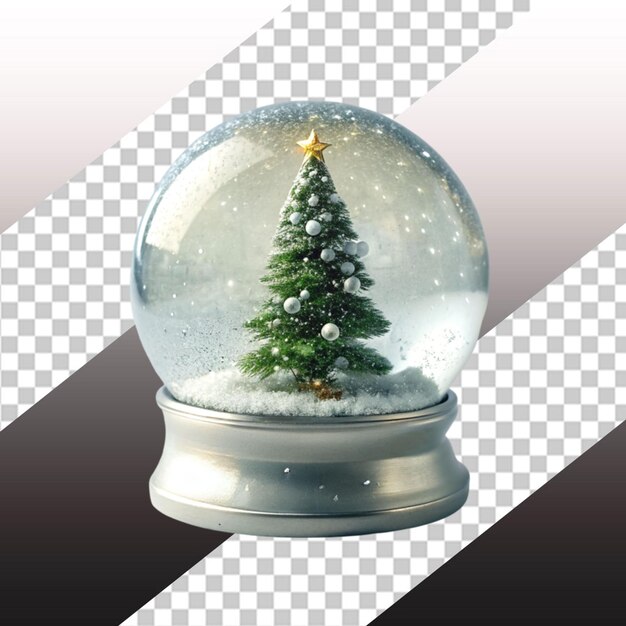 PSD snowball globe png