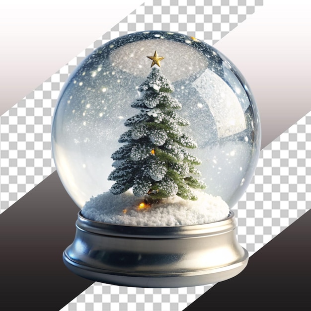 PSD snowball globe png