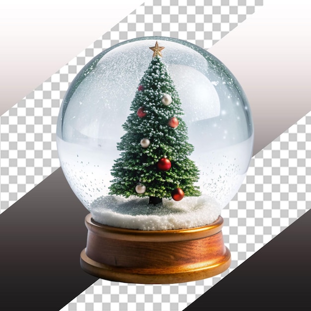 PSD snowball globe png