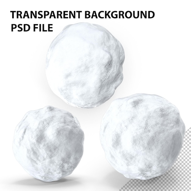 PSD snowball png