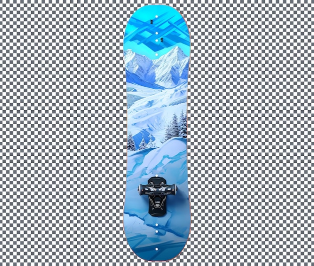 PSD snowboard burton geïsoleerd op transparante achtergrond