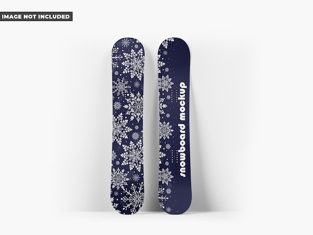 snowboard mockup