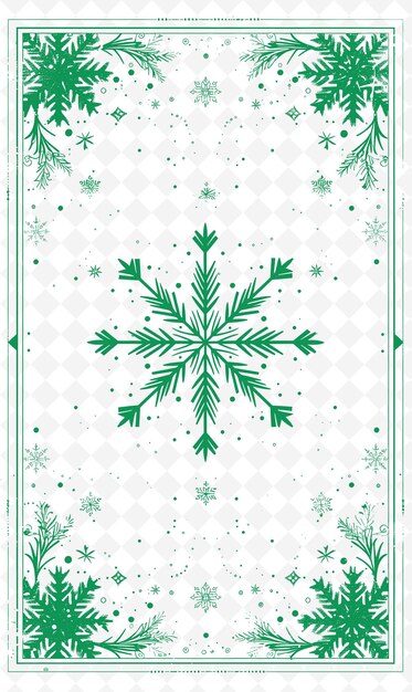 PSD a snowflake is a symbol of the year