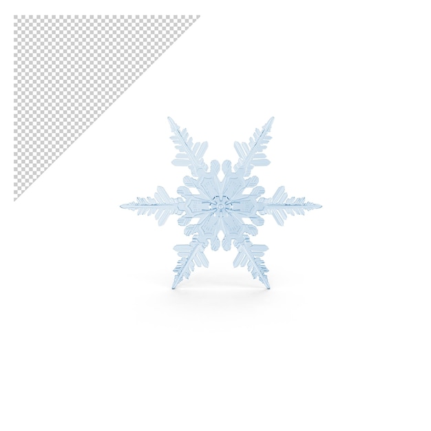 PSD snowflake png