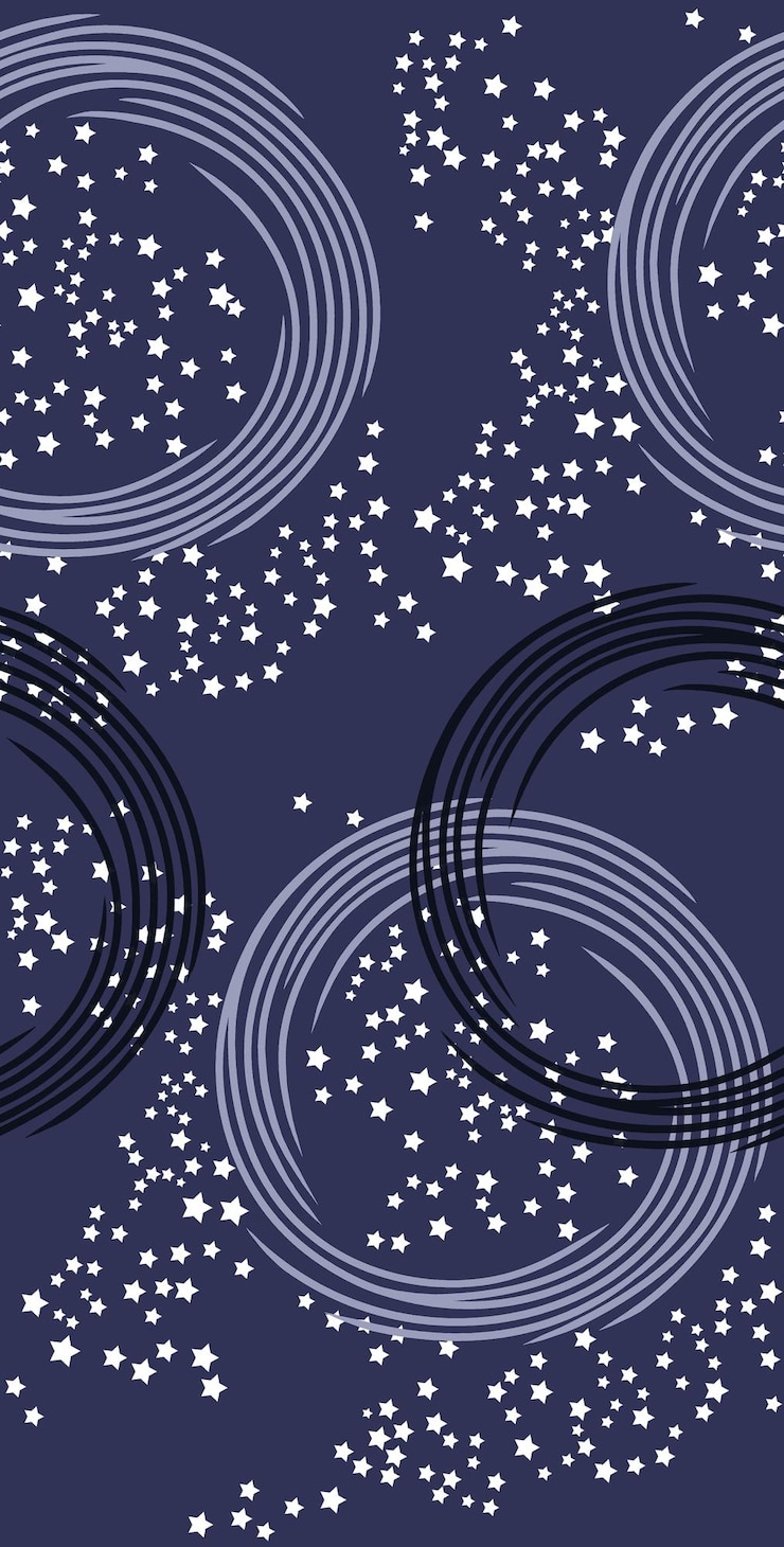 PSD snowflakes on a black background and vector illustration