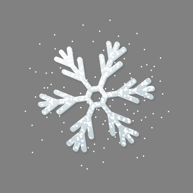 PSD snowflakes elements isolated