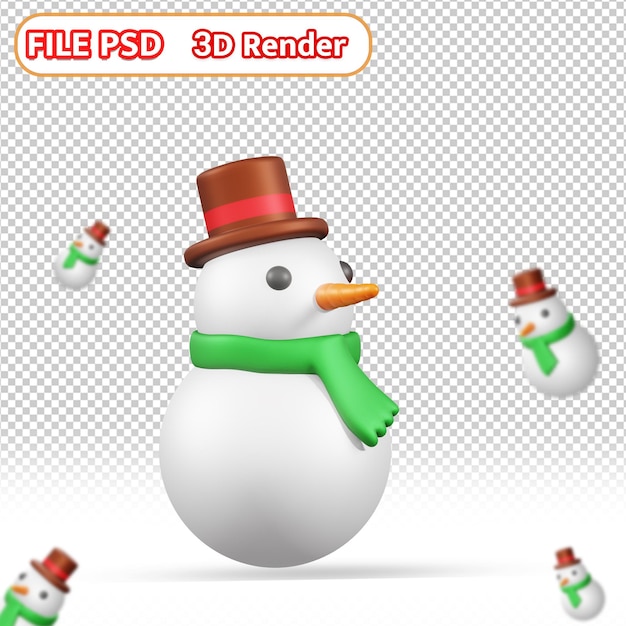 PSD snowman 1