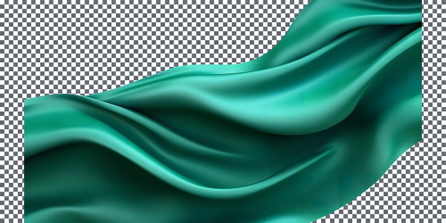 PSD so beautiful dark green flying isolated on transparent background