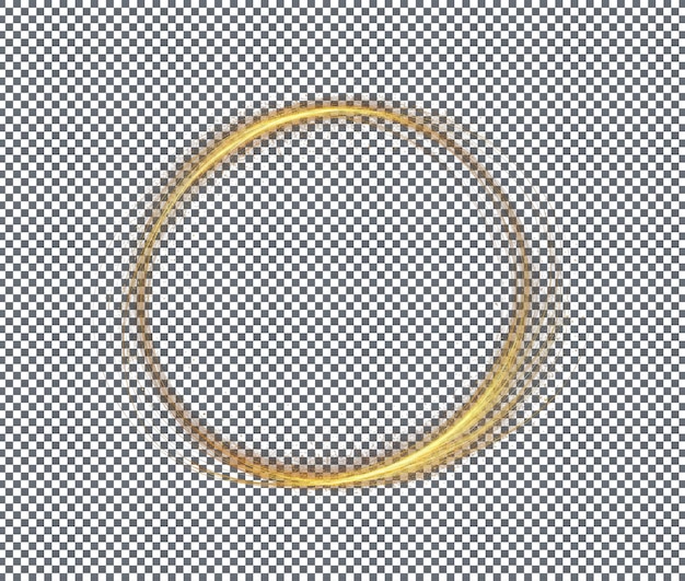 So beautiful Golden sparkly isolated on transparent background