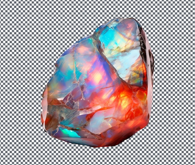 PSD so beautiful opal isolated on transparent background