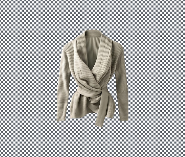 so beautiful wrap sweater isolated on transparent background