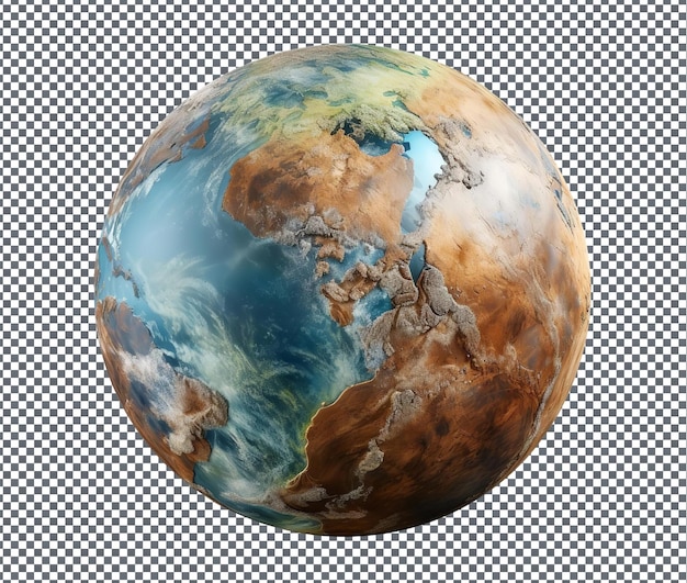 PSD so cute jasper earth isolated on transparent background