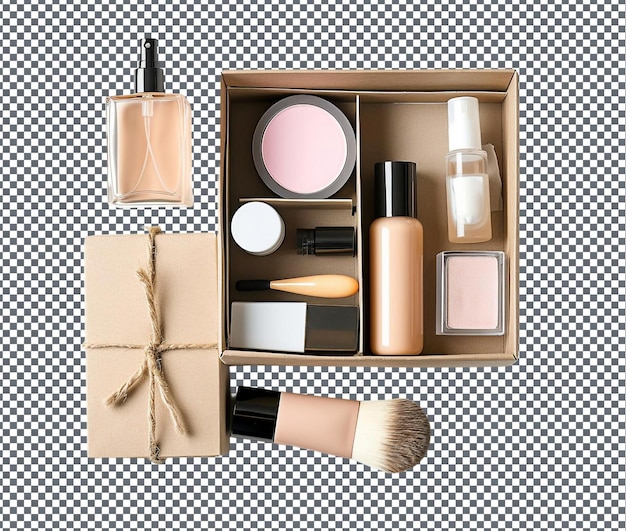 So pretty birchbox subscription beauty products isolated on transparent background