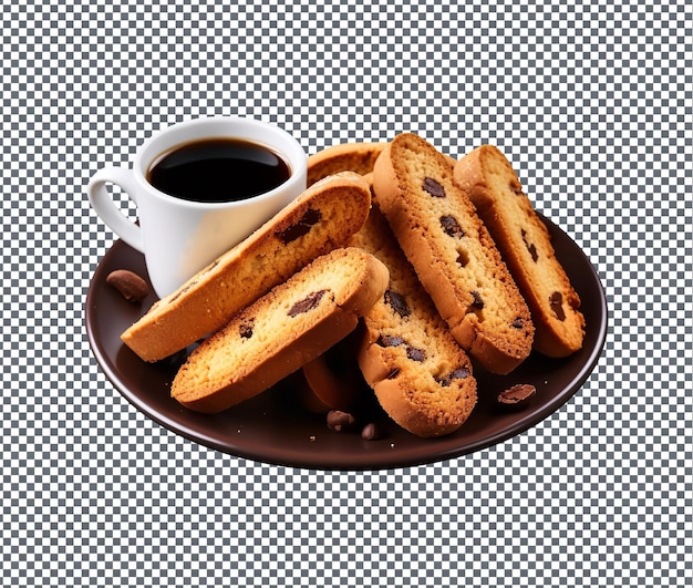 Così dolci biscotti al forno isolati su uno sfondo trasparente