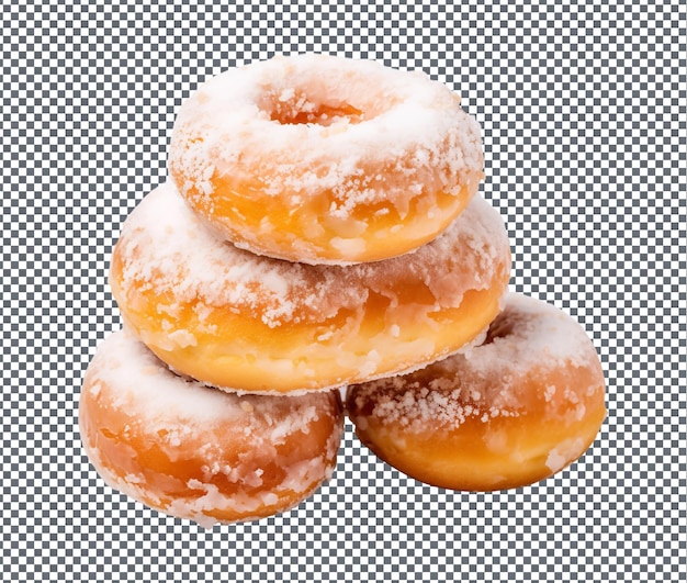 PSD so sweet doughnuts isolated on transparent background