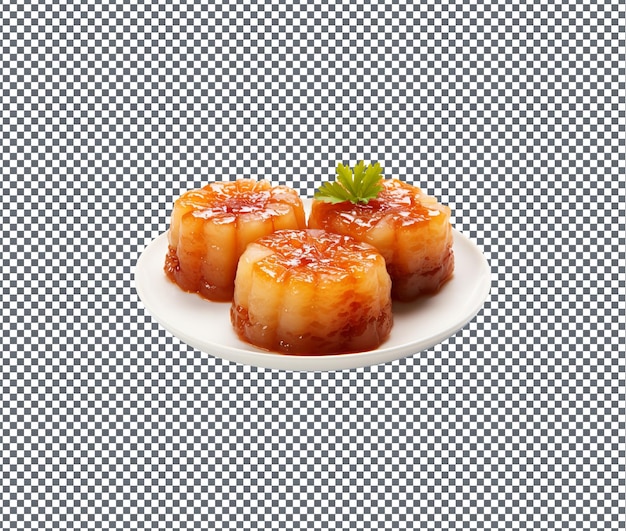 PSD so sweet fried glutinous rice cake isolated on transparent background