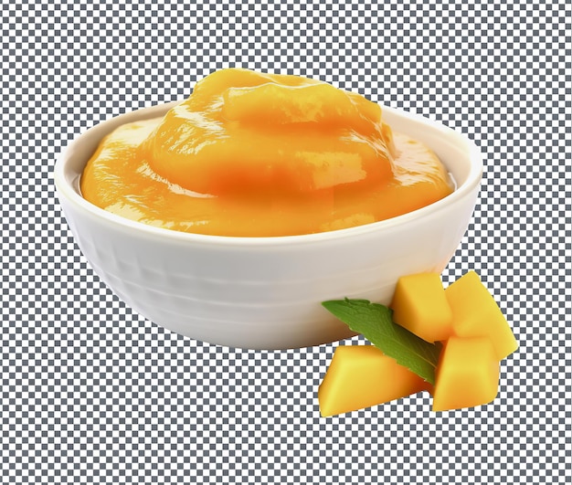PSD so sweet mango chutney isolated on transparent background