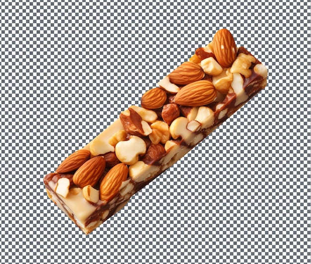 PSD so sweet nutty bars granola isolated on transparent background