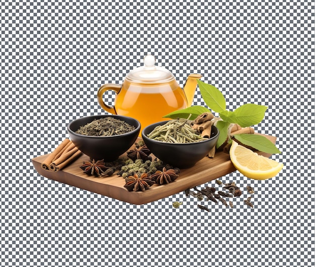 PSD so sweet tea various types isolated on transparent background