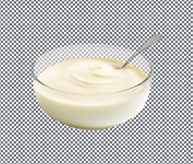 PSD so yummy bechamel sauce isolated on transparent background