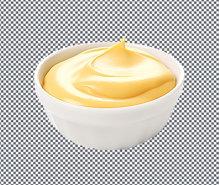 PSD 透明な背景に隔離された soummy beer cheese sauce