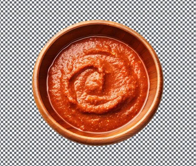 PSD so yummy berbere sauce isolated on transparent background