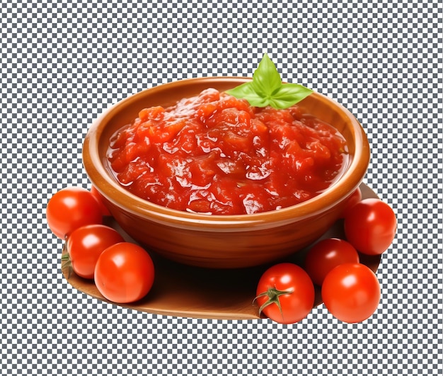 PSD so yummy cherry tomato chutney isolated on transparent background