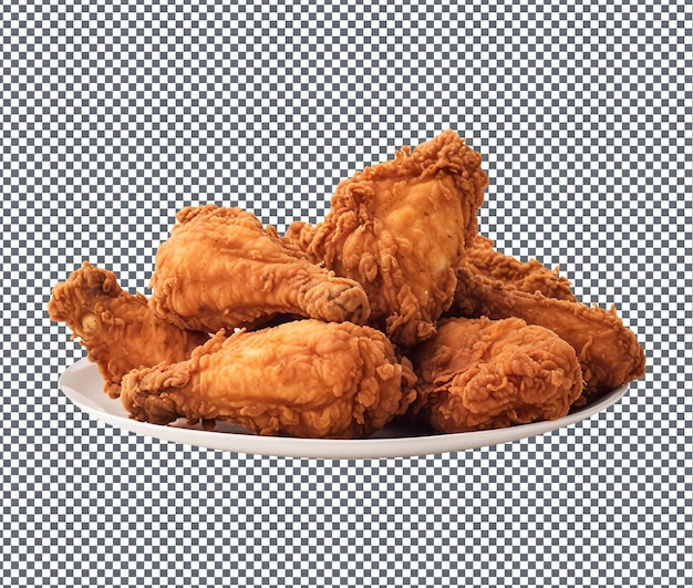 So yummy country fried chicken isolated on transparent background