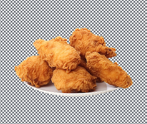 So yummy country fried chicken isolated on transparent background