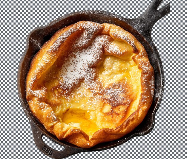 PSD so yummy dutch baby pancake isolated on transparent background