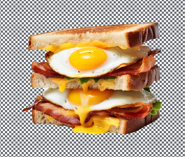 PSD so yummy fried egg isolated on transparent background