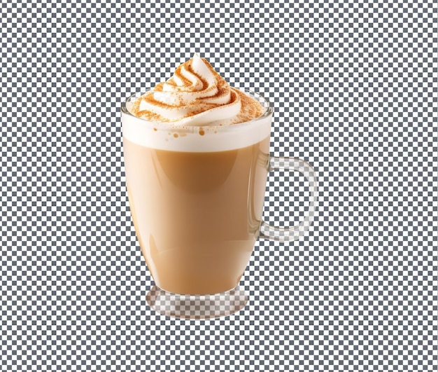 PSD so yummy gingerbread latte isolated on transparent background