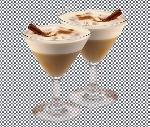 PSD so yummy hot brandy alexander isolated on transparent background