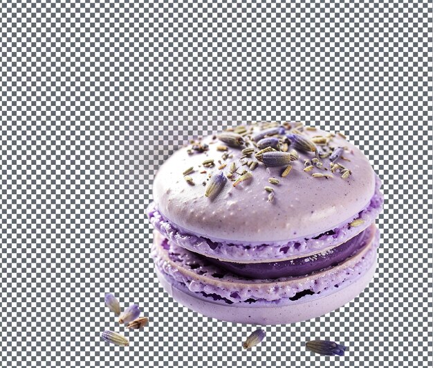 PSD so yummy macarons isolated on transparent background