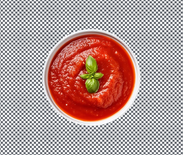 Salsa marinara così gustosa isolata su sfondo trasparente