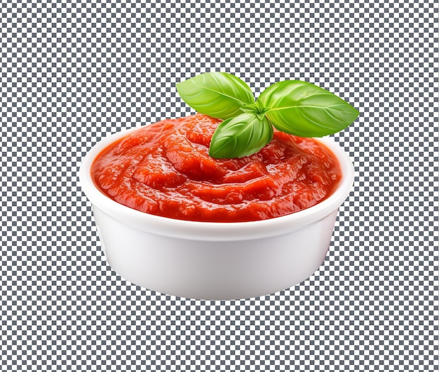 So yummy marinara sauce isolated on transparent background