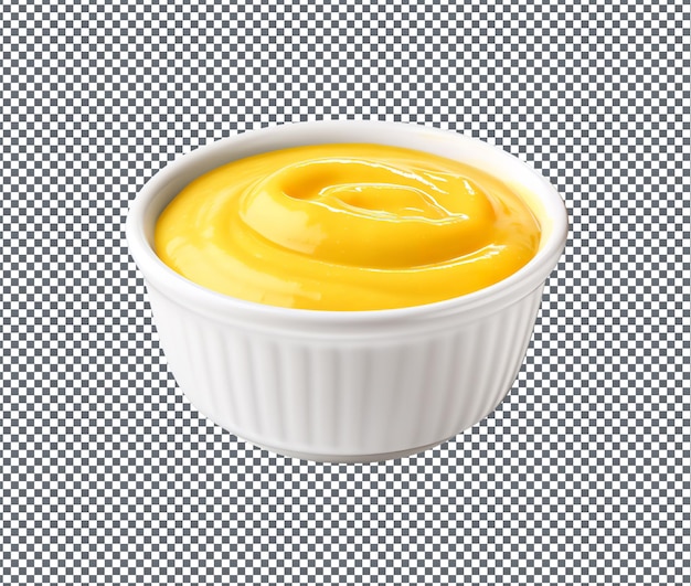 PSD so yummy mustard sauce isolated on transparent background