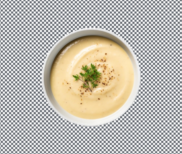 So Yummy Parsnip Soup isolated on transparent background