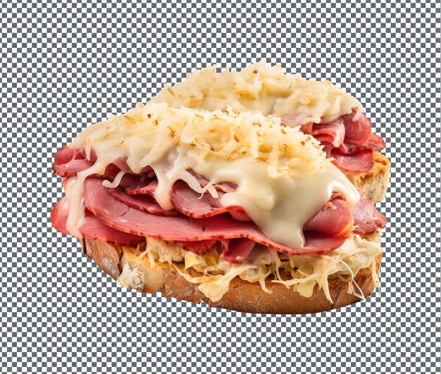PSD so yummy reuben inspired isolated on transparent background