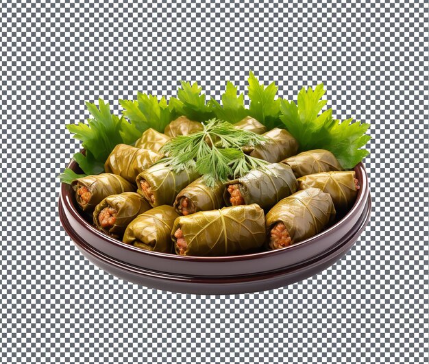 PSD so yummy sarma a balkan dish isolated on transparent background