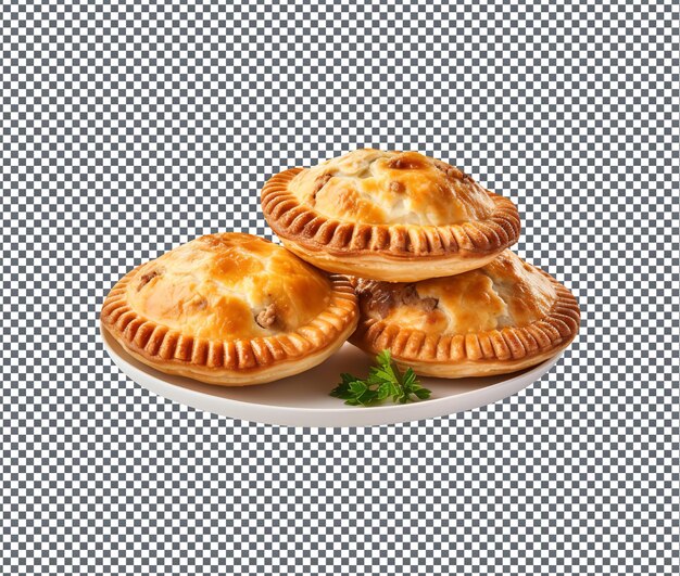 PSD so yummy savory pies isolated on transparent background